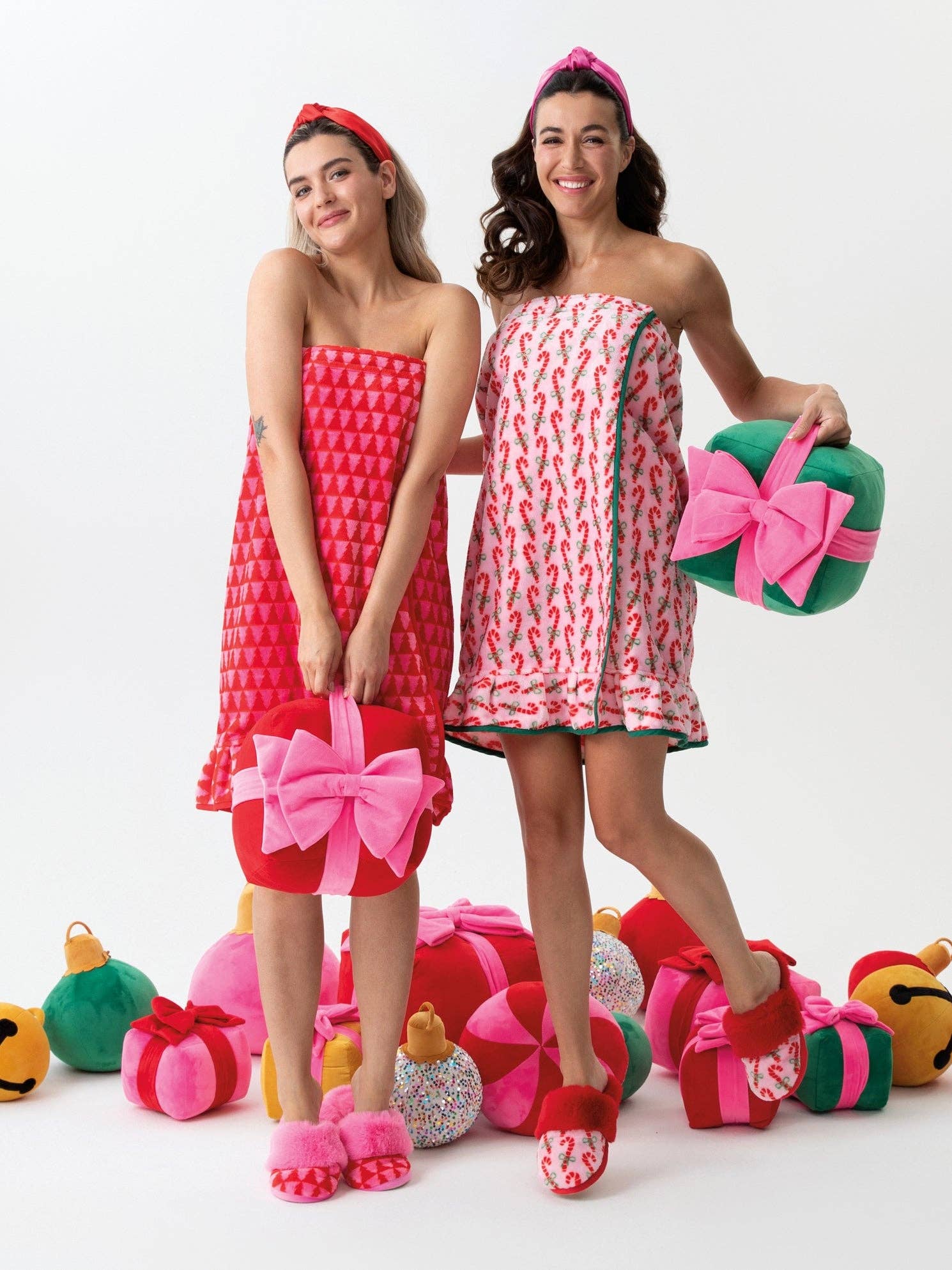 Shiraleah - Wholesale Robe - Women's - FELICITY TREES BATH WRAP, RED3