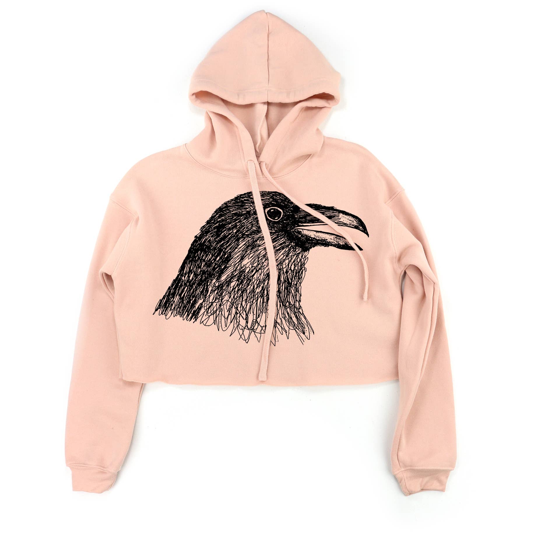 Supermaggie @ Faire - Wholesale Hoodie - Women's - Crow Head Mandy Crop Hoodie1
