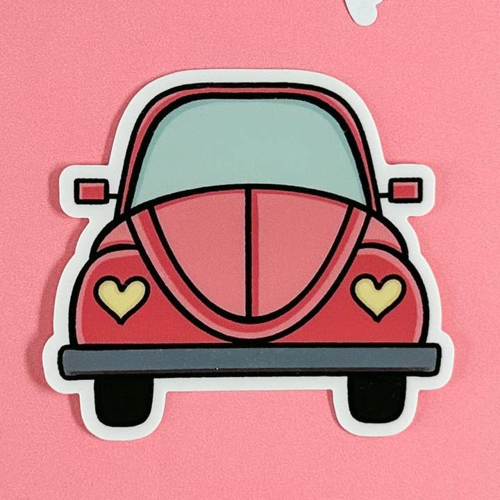 Love Bug Sticker for wholesale by Notelette Press
