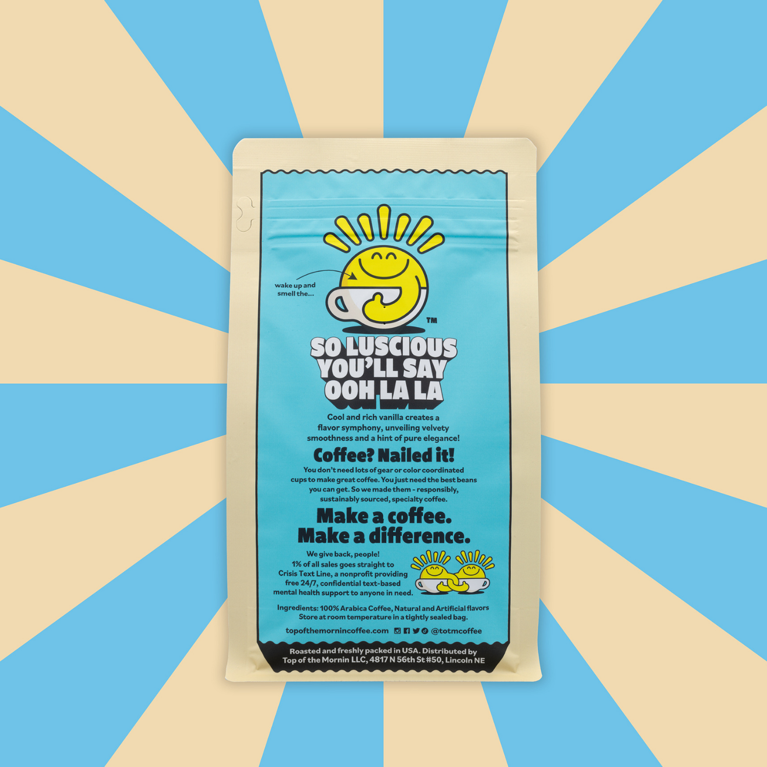 Top of the Mornin' Coffee - Wholesale Coffee Beans - French Vanilla Flavored Coffee4