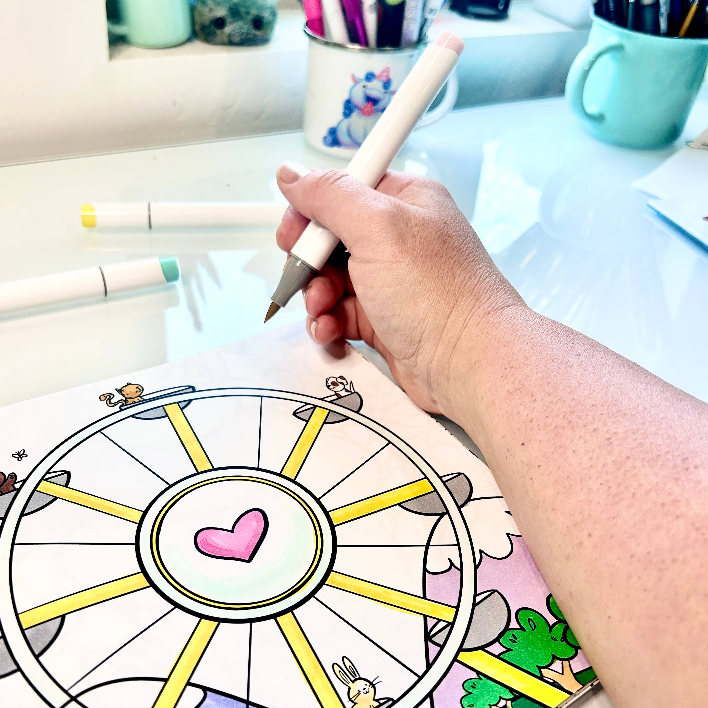 Sey Studios - Wholesale Coloring & Activity Book - Kids & Baby - Coloring Book: Color Me Magical (theme park designs)3