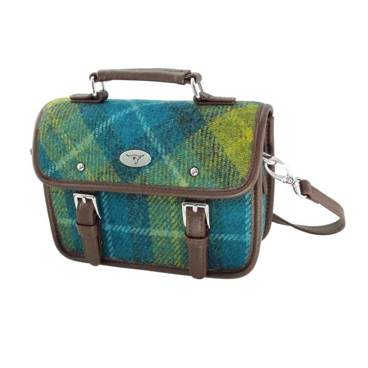 Glen Appin Of Scotland – Engroshandel Skuldertaske – Kvinder – LB1230 Harris Tweed 'Bervie' Mini Skuldertaske9