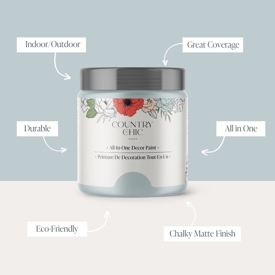 Country Chic Paint - Vente Cire/peinture pour meubles - Peinture à la craie Belle of the Ball-Chalk pour meubles et décoration d'intérieur6