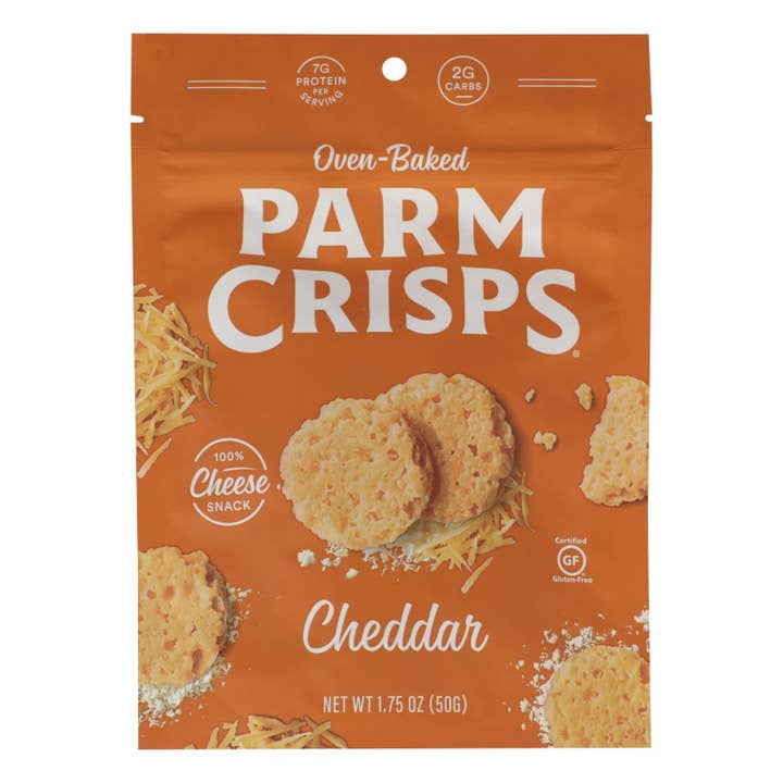 Parm Crisps - Parm Crisps Cheddar - Case Of 12 - 1.75 Oz for wholesale by Ware Spark