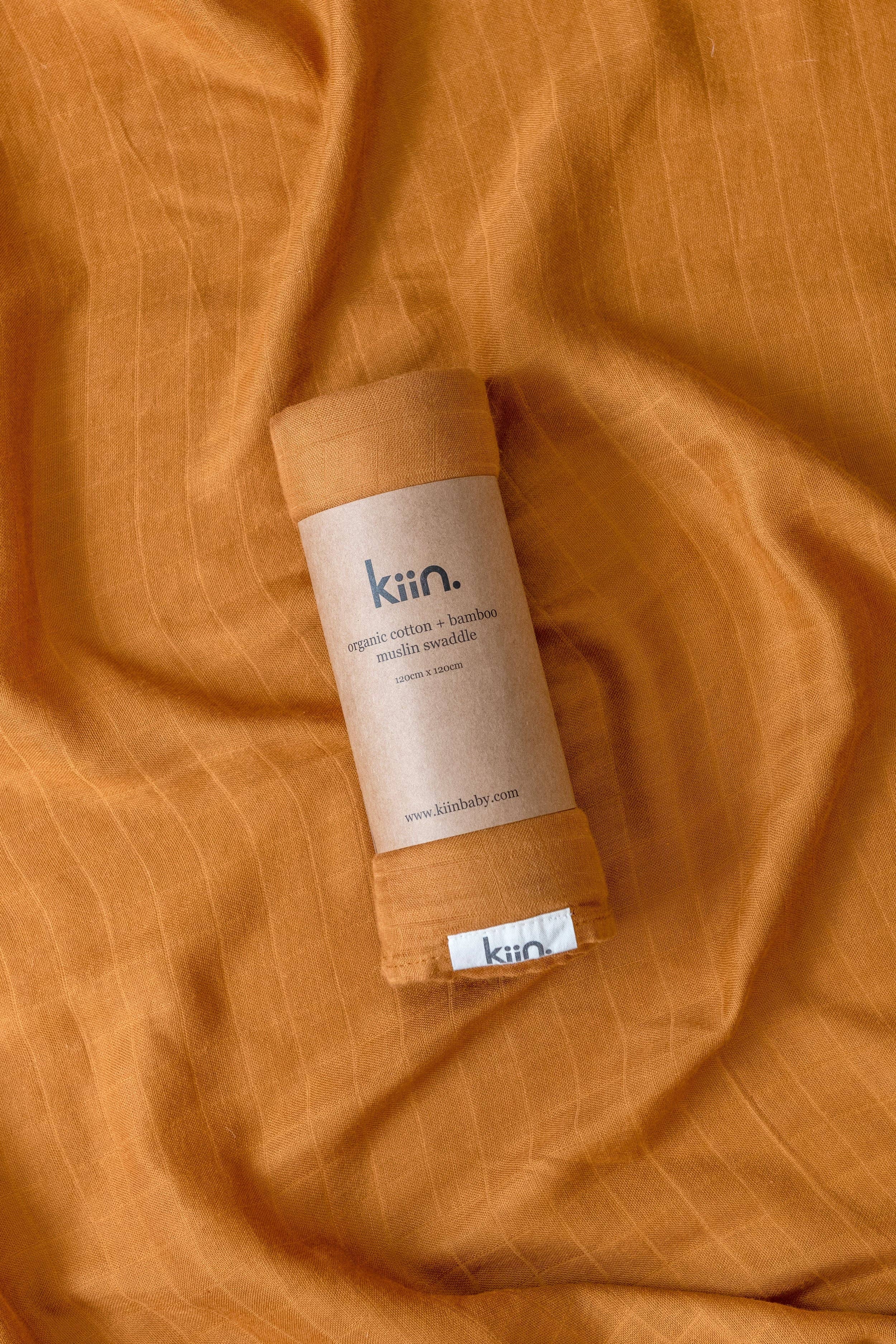 Kiin Baby - Wholesale Swaddle - Baby - Organic Muslin Swaddle8