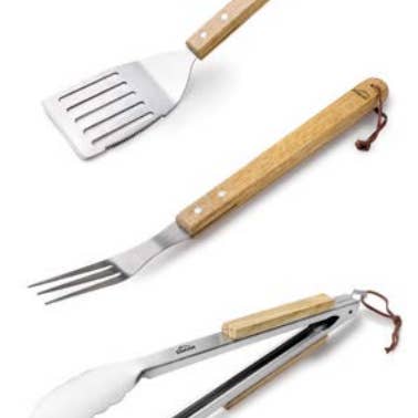 LACOR MENAJE PROFESIONAL S.L. - Wholesale Outdoor Grill Tools - Set 3 BBQ Nordic Utensils0