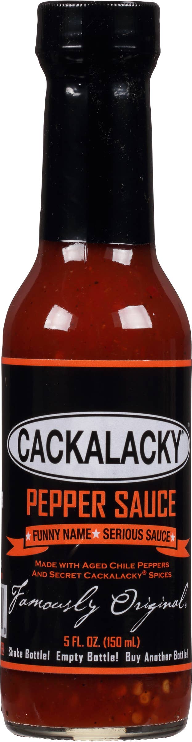 Cackalacky® - Vente Sauces piquantes - Sauce au poivre Cackalacky® (5 oz.)1