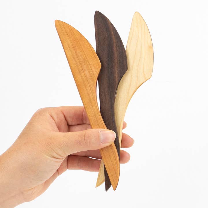 Wooden Spreader - Cheese, jam, butter, charcuterie for wholesale by Collin Garrity