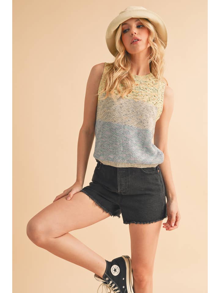 Multi 3256FK Lana Colorblock Tank for wholesale on Faire