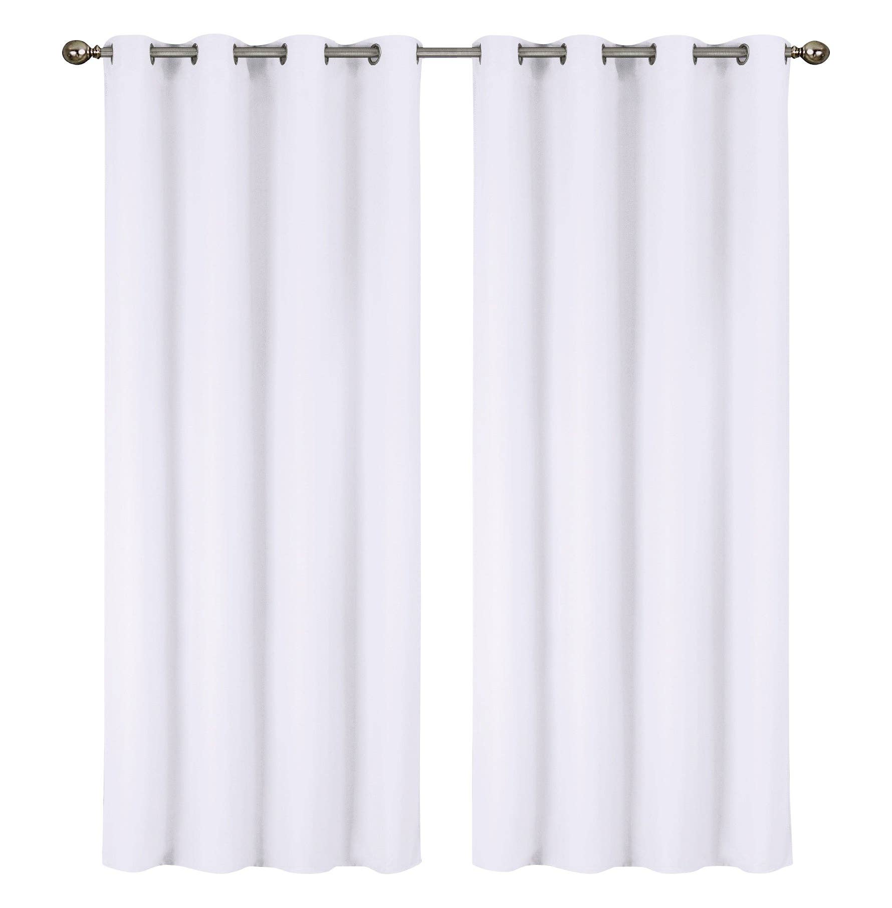 J&V TEXTILES – wholesale Curtain – 2 Pack - 55'' X 84'' Solid Thermal Blackout Panels (19 Colors)9