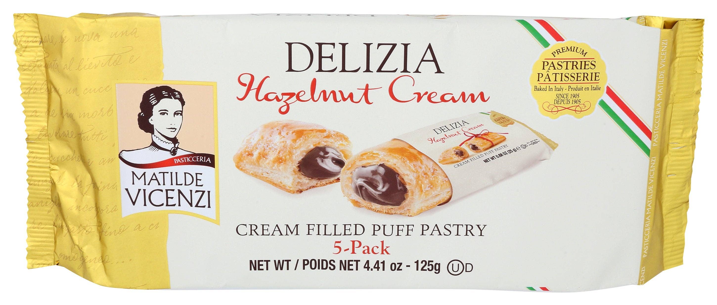 Everyday Supply Co - Wholesale Cookie - VICENZI PUFF PSTRY DELIZIA HZLNT - Case of 80