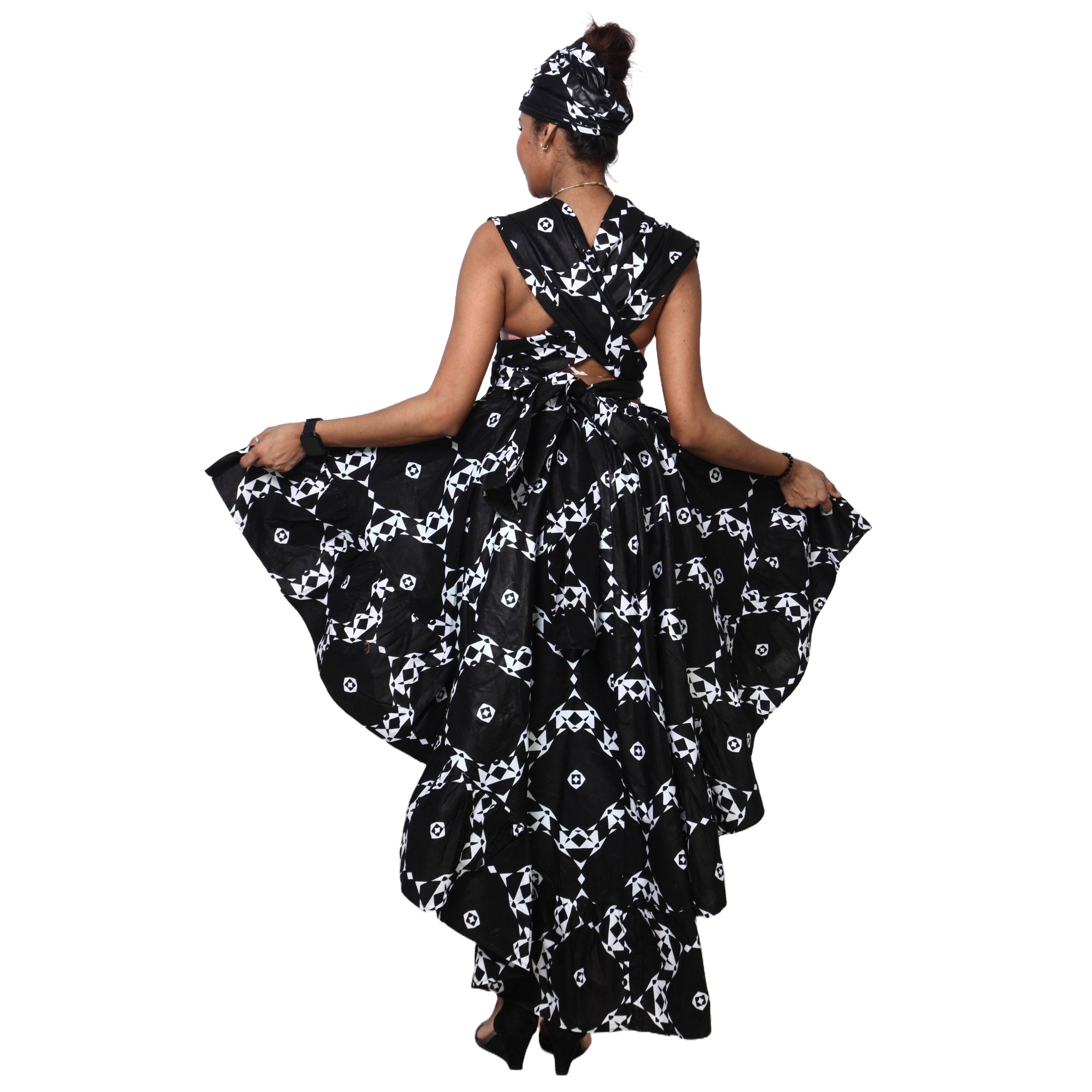 African Stars - Wholesale Dress - Women's - Women's Skirt/Dress Multi Wear Style -- FI-31368