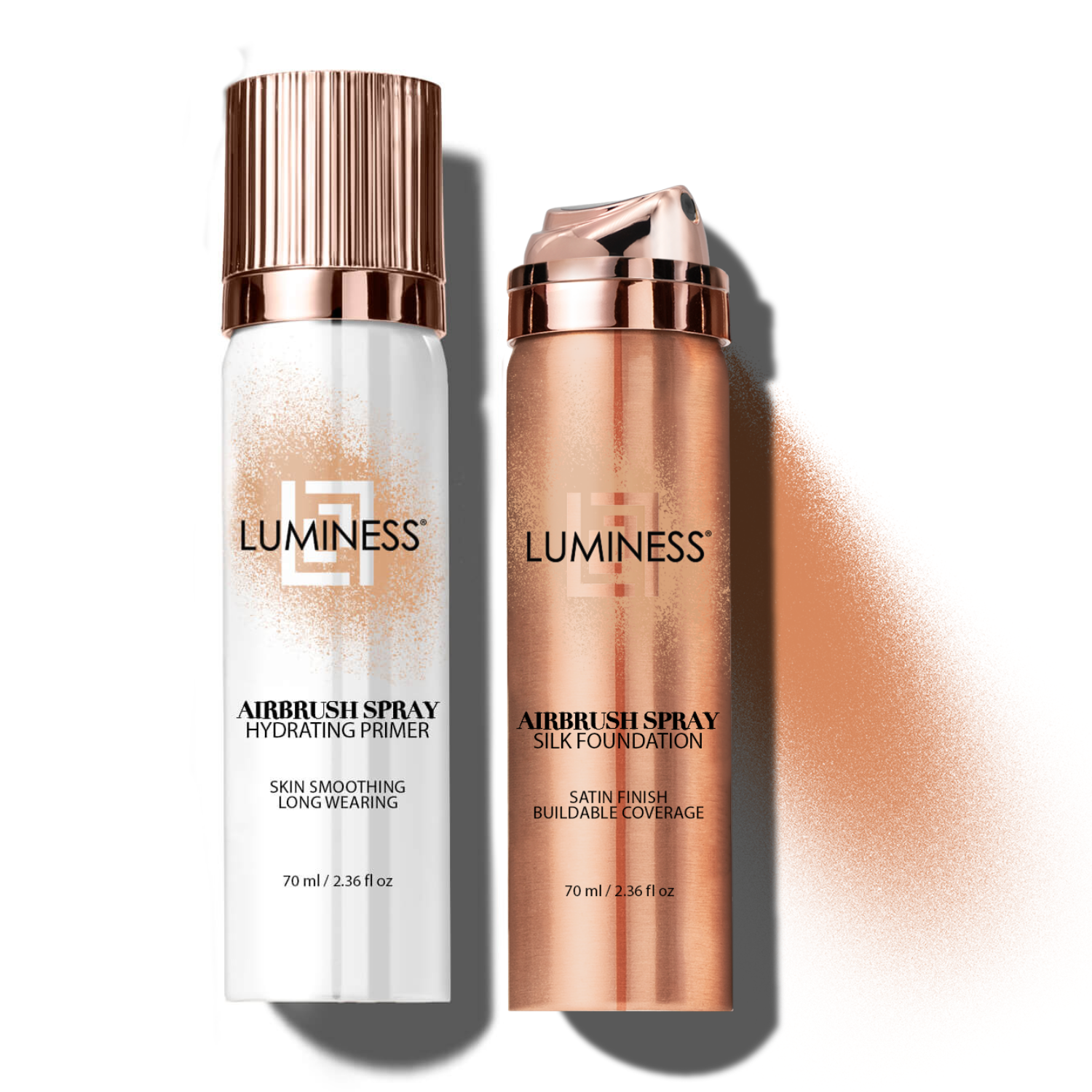 LUMINESS - Wholesale Face Makeup Primer - Airbrush Spray Silk Foundation & Hydrating Primer Kit35