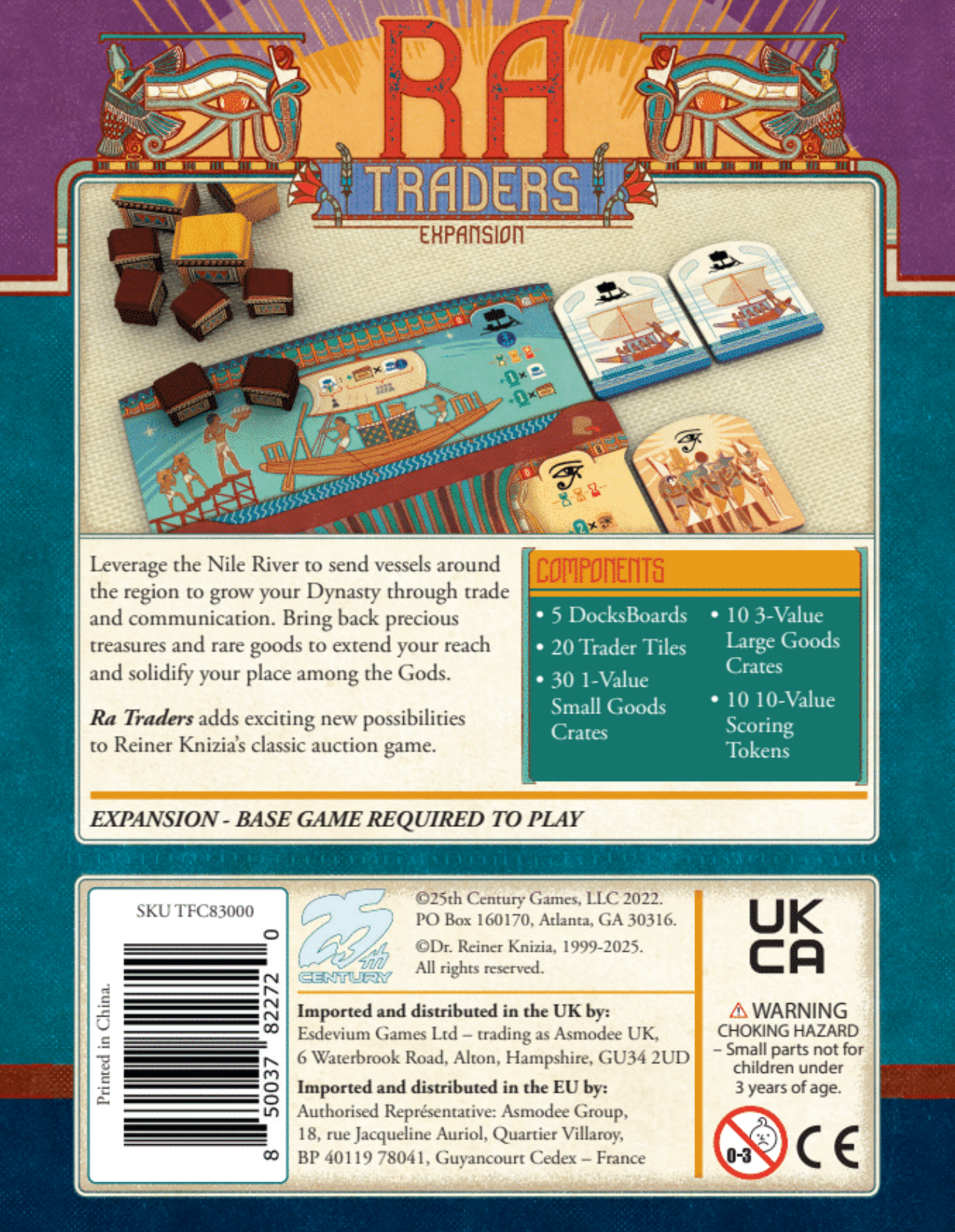 25th Century Games - Wholesale Board Game - RA Traders Expansion1