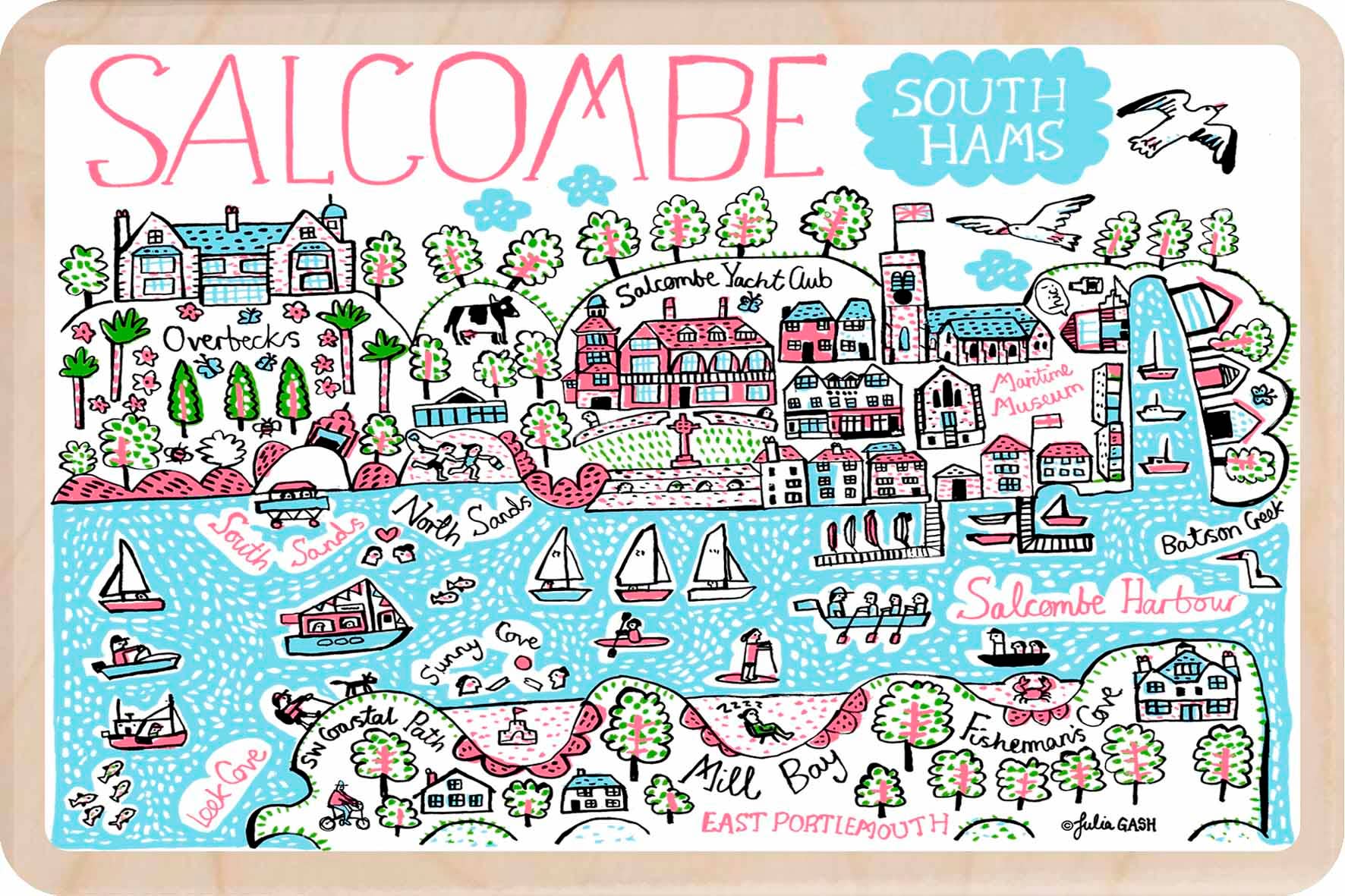 THE WOODEN POSTCARD COMPANY - Wholesale Postcard - Salcombe, Devon - Eco-friendly cards & magnets0