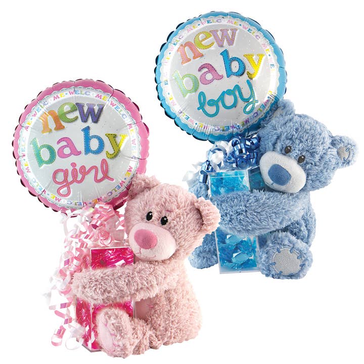 Baby Tender Teddy Bear Kelliloons - Boy and Girl for wholesale by Kelli's