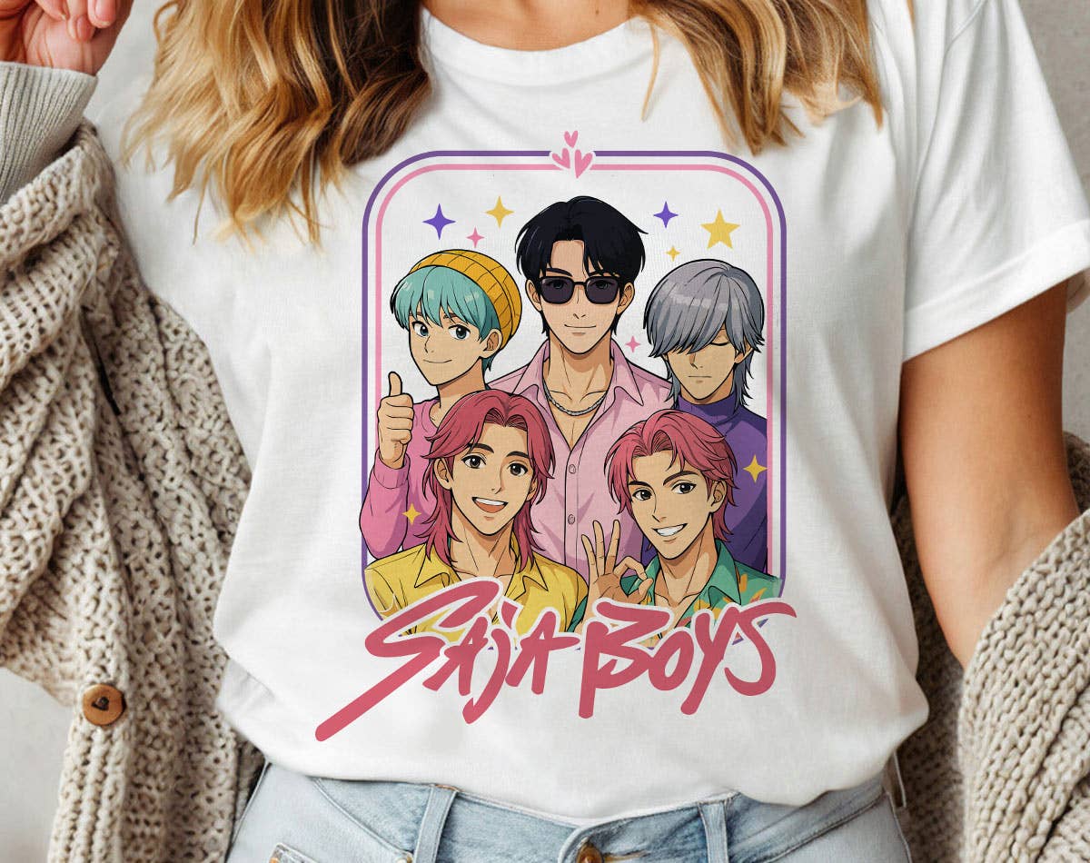 House Of Rodan - Wholesale T-Shirt (Graphic) - Women's - Saja Boys Band Kpop Demon Inspired T-Shirt3