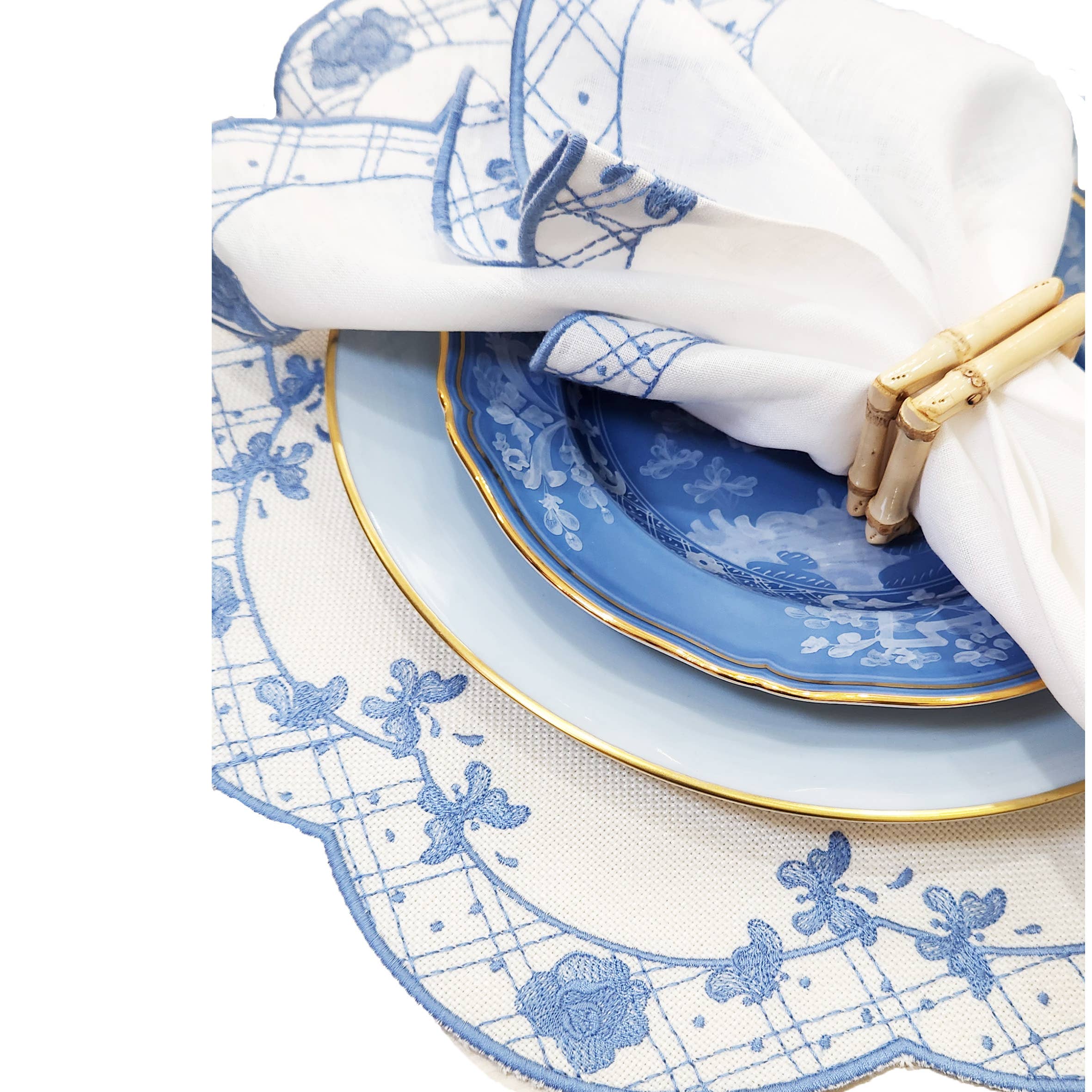 Iza Silva -Luxury Tableware - Wholesale Dinner & Cloth Napkin - The Original -Florentine Collection -Napkins -Various Colors15