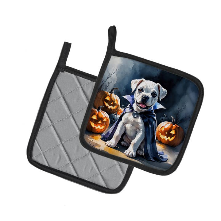 Maniques d'Halloween pour chiot Boxer blanc DAC8407 pour la vente par Caroline's Treasures