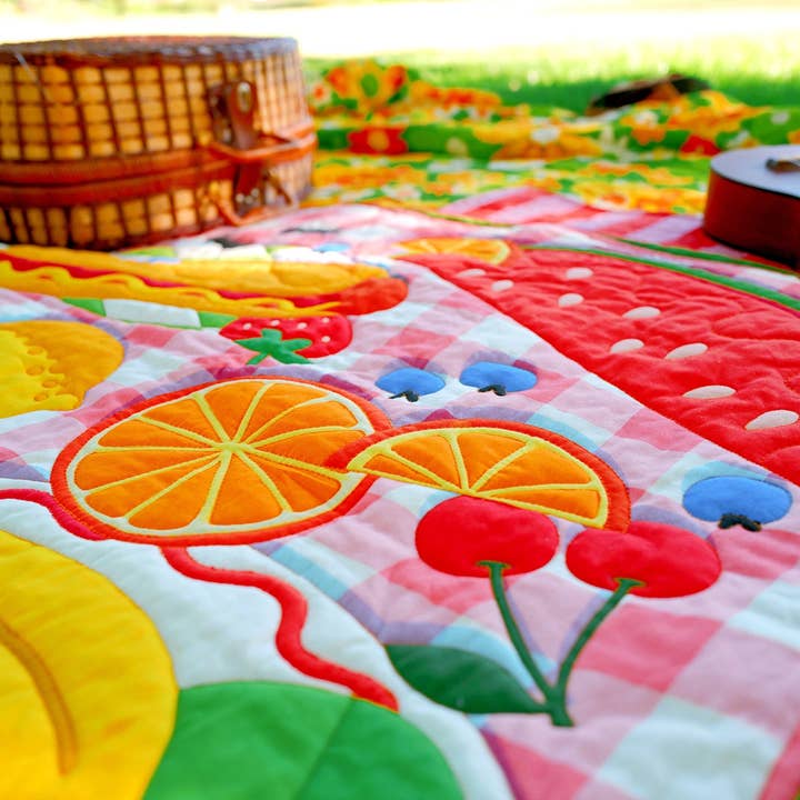 With Love by Kristy - Wholesale Craft Sewing Kit - Picnic Whole Cloth Quilt Kit – Beginner Sewing Kit3