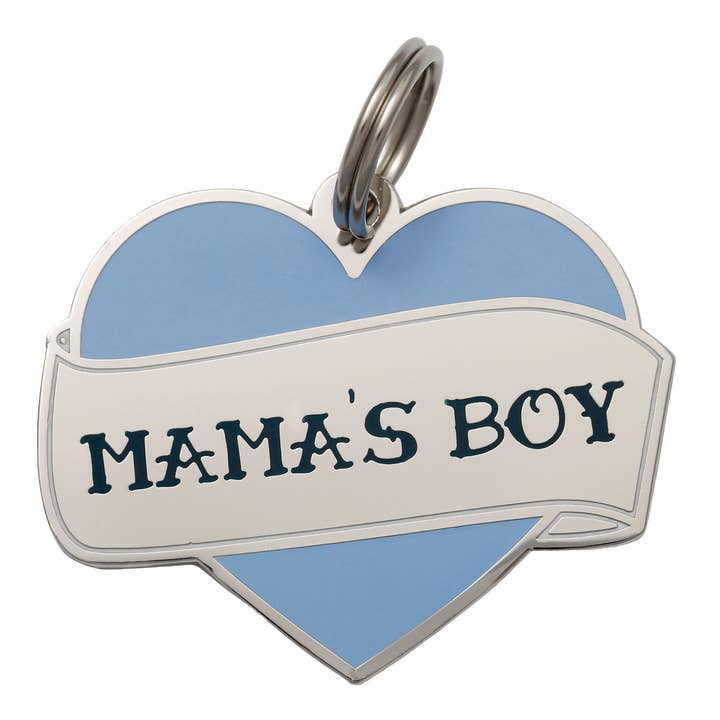 Two Tails Pet Company - Wholesale Pet Identification Tag - Dog - Mama's Boy Pet ID Tag