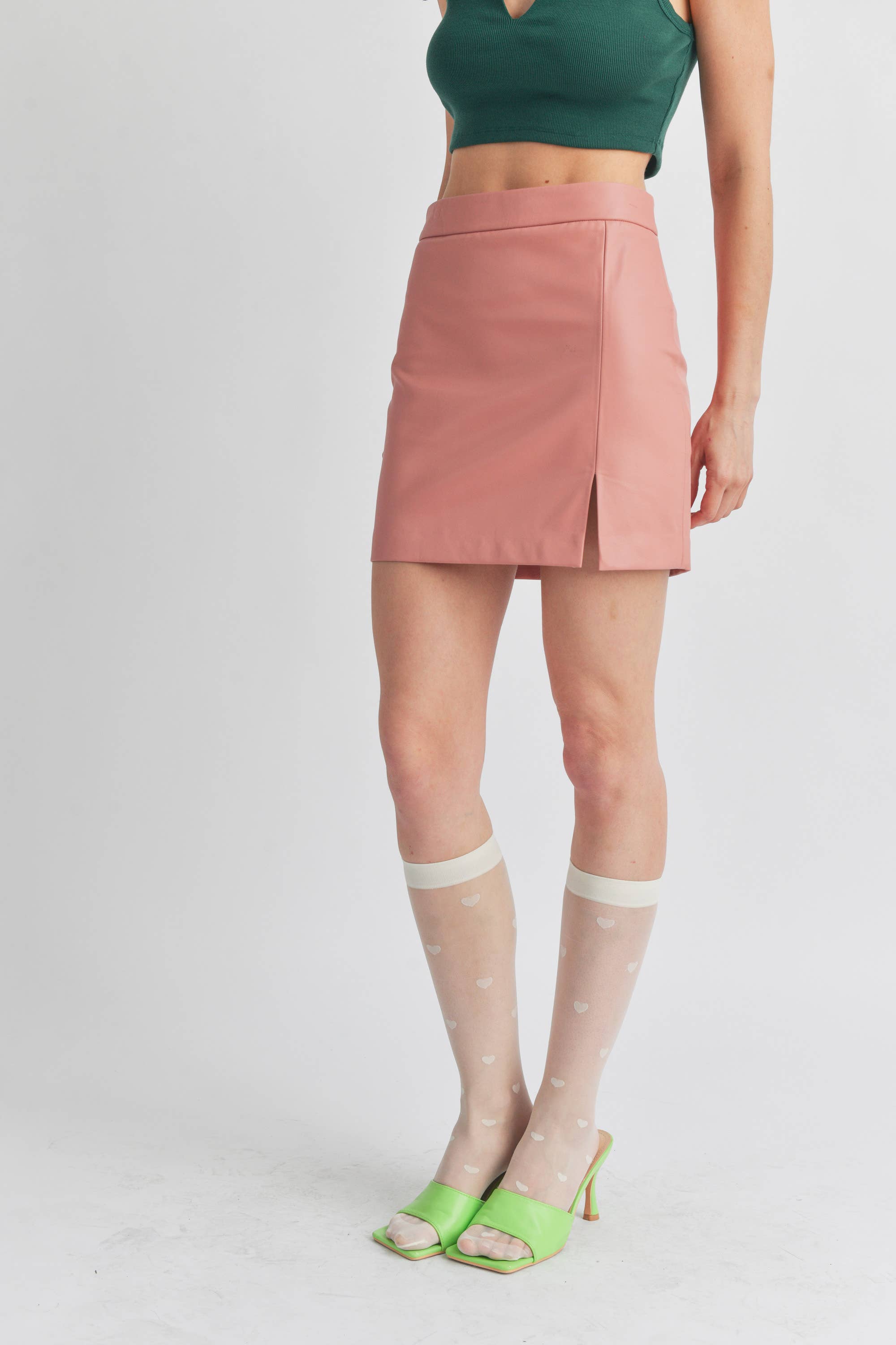 Signature 8 - Venta al por mayor Falda - Mujer - MINIFALDA DE PIEL SINTÉTICA S762613