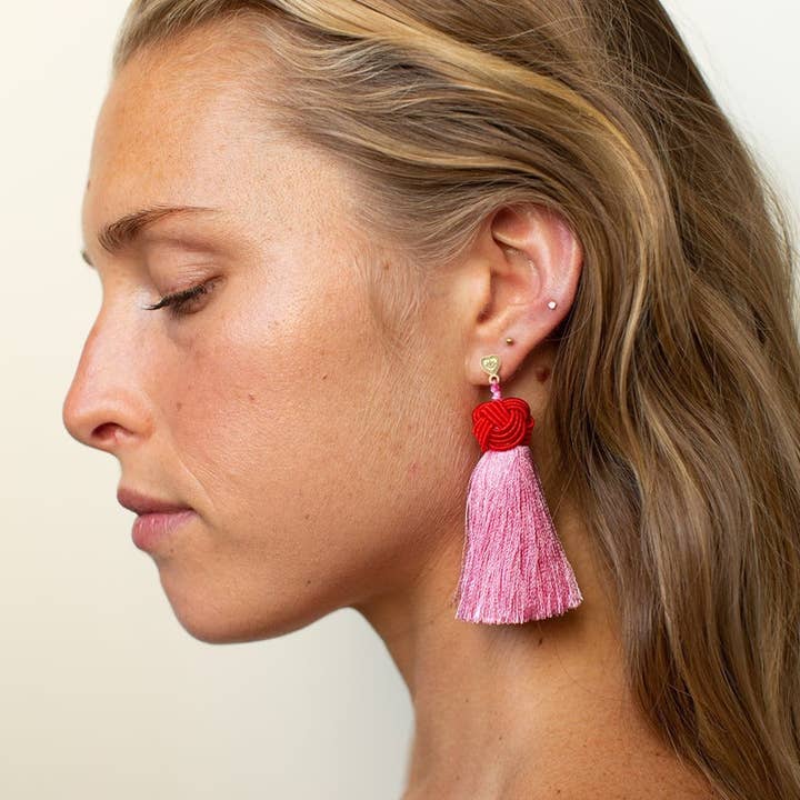 Cherry Top & Peony Pink Topknots for wholesale by HART