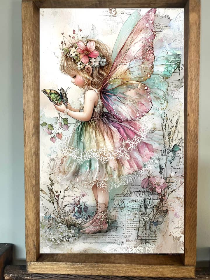 Fairy Time Farmhouse Sign for wholesale by Stir Crazy Signs