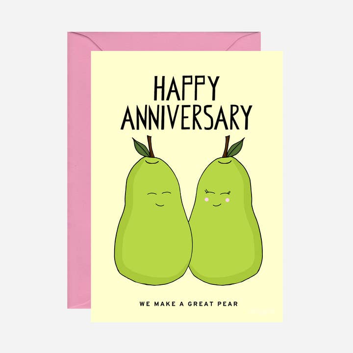 Carte d'anniversaire Great Pear pour la vente par Pearl Ivy