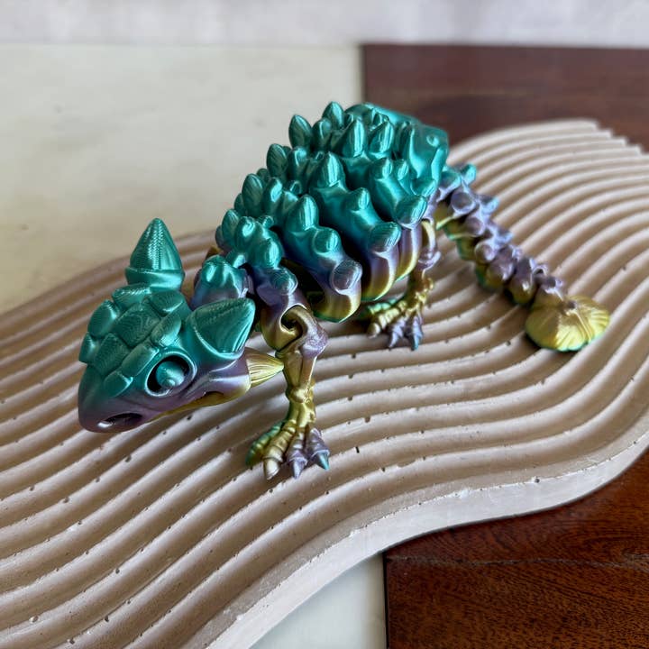 Articulated Skeleton Ankylosaurus Dinosaur, Collect them ALL for wholesale by Cloud Nine 3d Studio