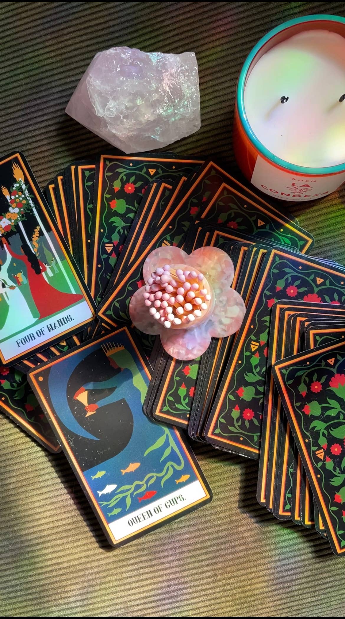 Girl Gang Craft - Wholesale Candle Holder - Aesthetic Pink Floral Match Holder + Striker 2