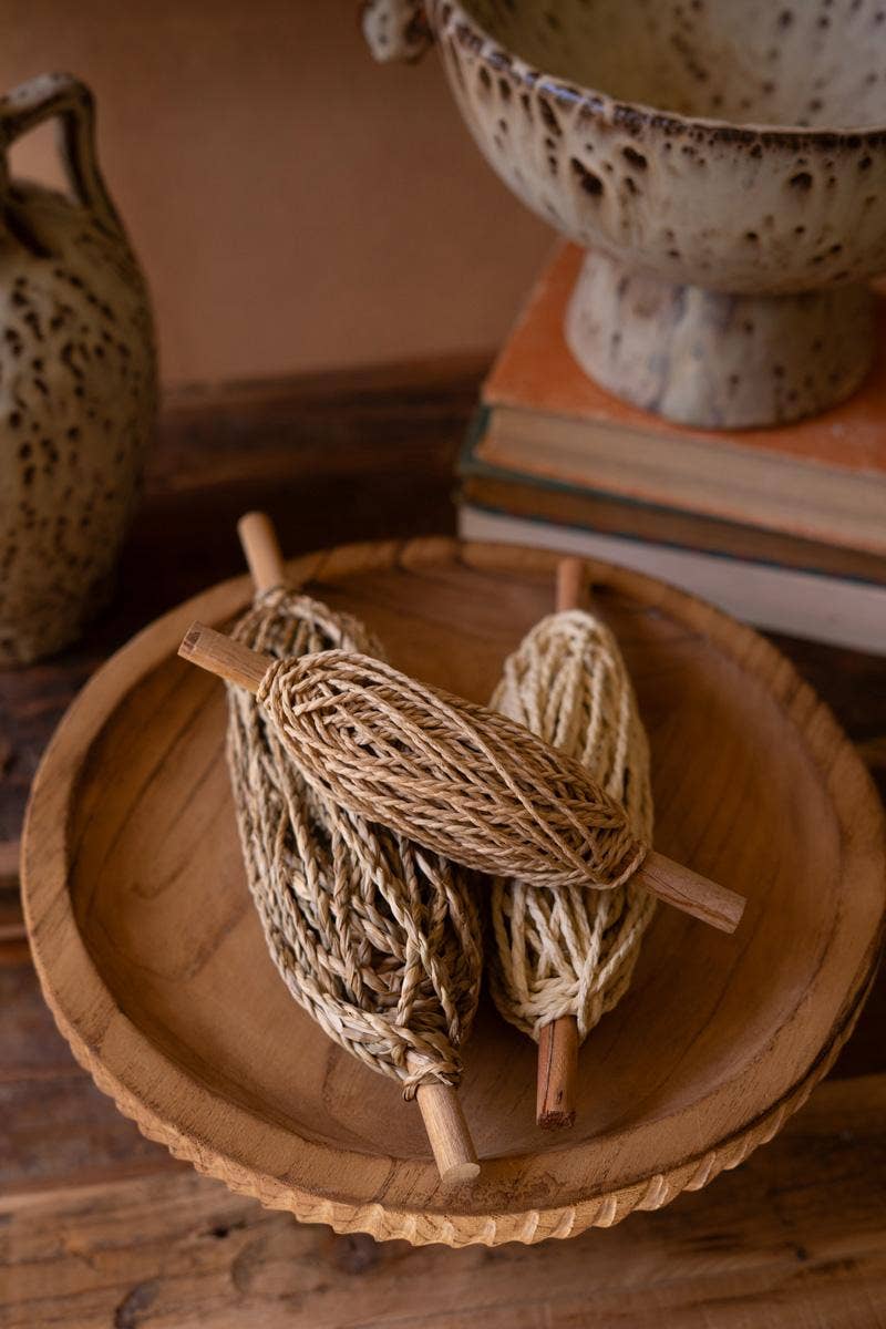 Brown SET OF THREE SPOOLS OF PAPER ROPE for wholesale on Faire2