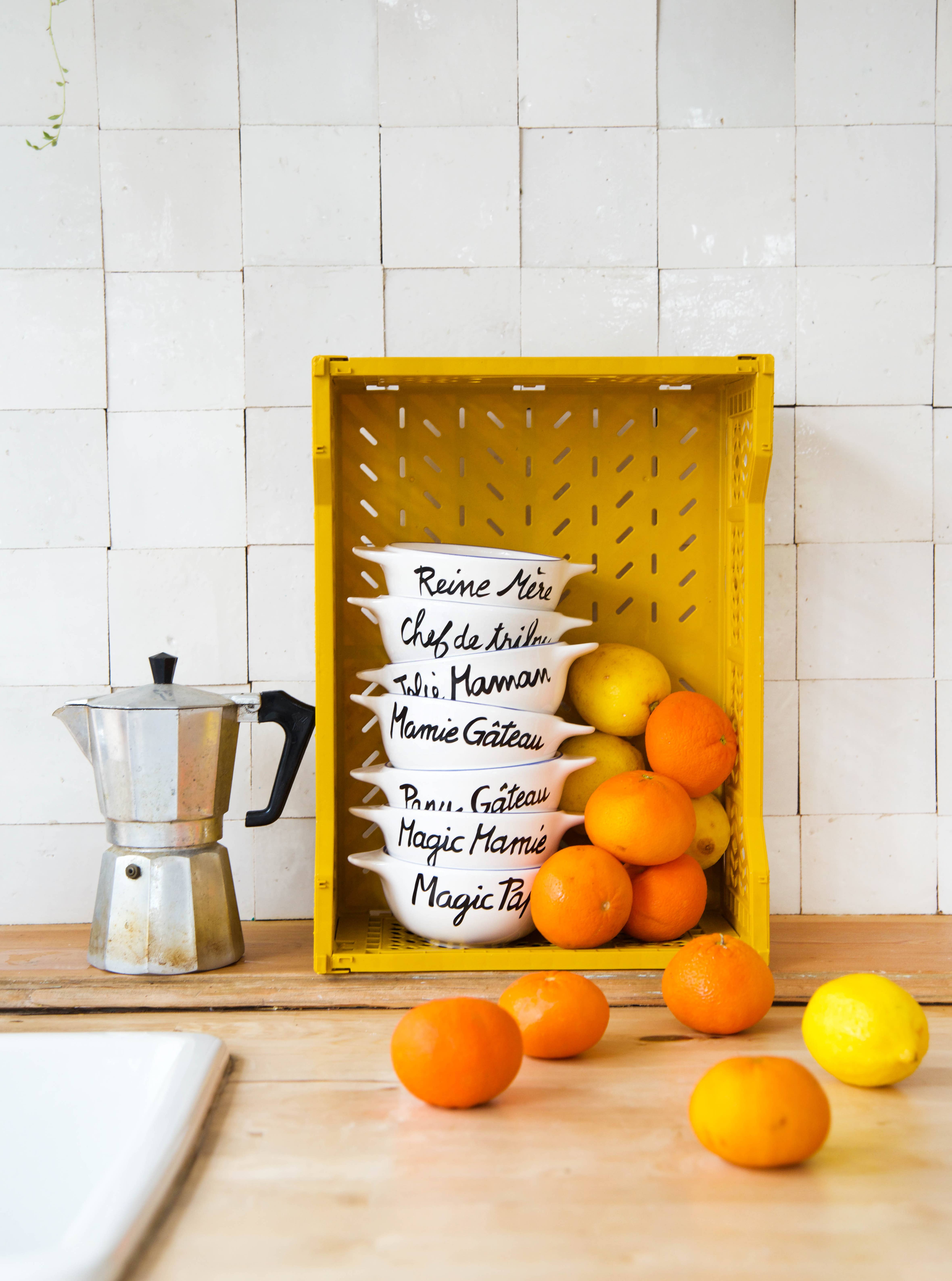 Pied De Poule - Wholesale Serve Bowl - Revisited Breton bowl - PAPOUNET2