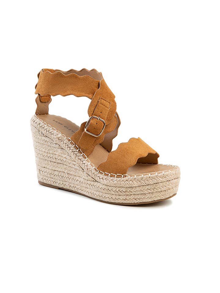 LADY GLORY - Wholesale Wedges - Women's - Suede Wedge Sandals8