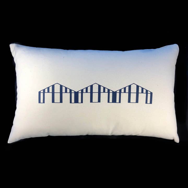 Henley Regatta Boat Tents Cushion / Cream Rectangle Cushion for wholesale by HoT Creative