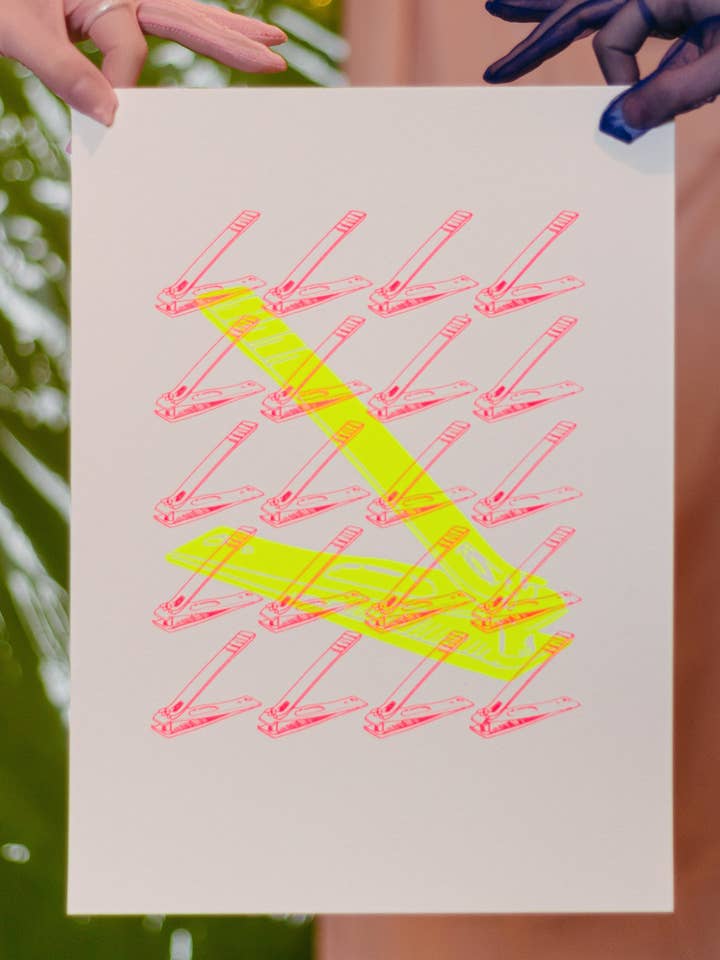 Nail Clipper Print: edición limitada para venta al por mayor de heycolanda studio