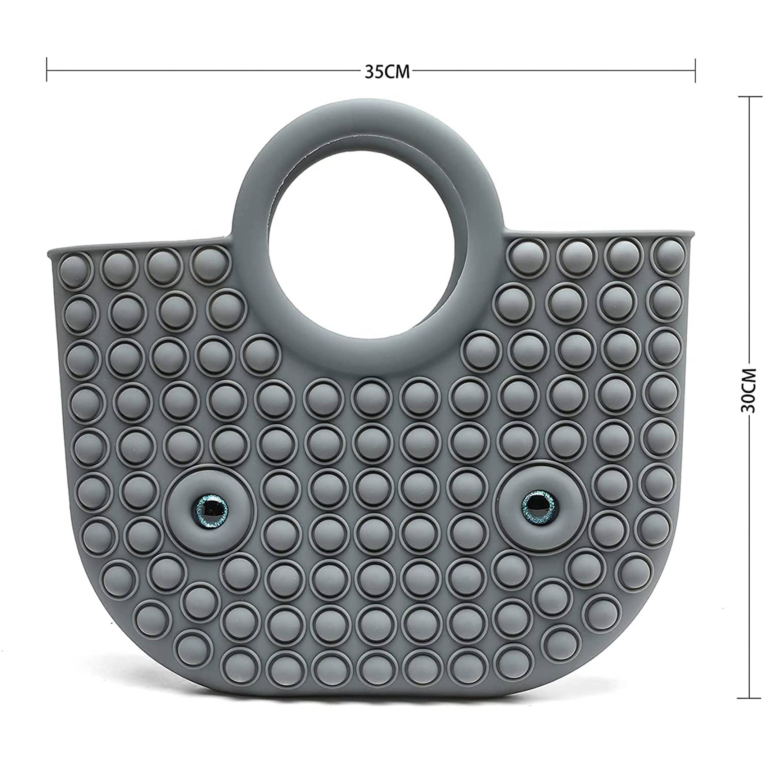 JSBlueRidge Toys – Engroshandel Tote bag - Dame – Multi Purpose Pop It Fidget Indkøbstasker2