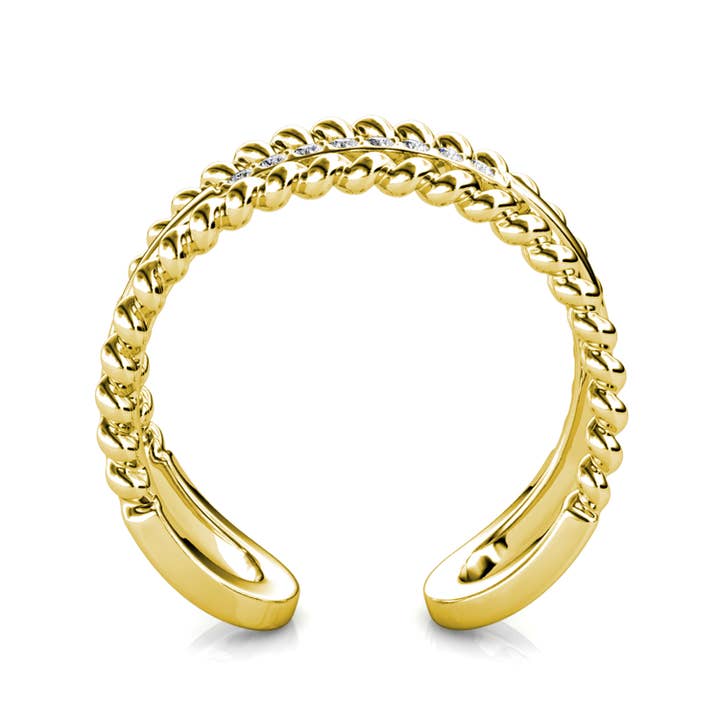 CARALI / MYC Paris - Wholesale Multi-Stone Ring - Irving Ring - Gold and Crystal2