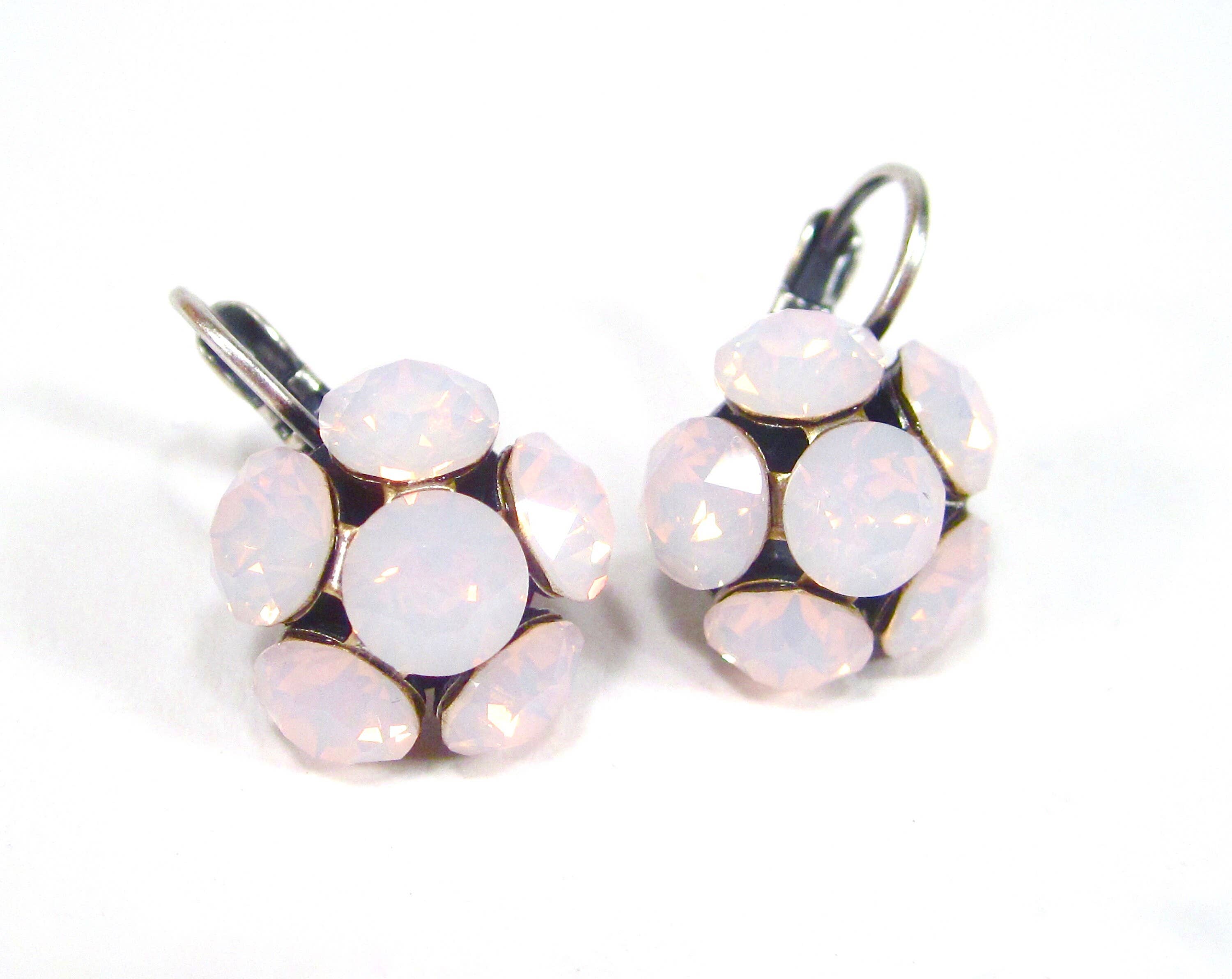 SoHo Schmuckmanufaktur – Großhandel Ohrhänger – SoHo® Pink Flower Drop Earrings1