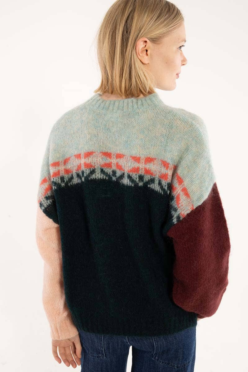 Danefae København - Wholesale Knit Sweater - Women's - Danebloom Alpaca Sweater Multi3