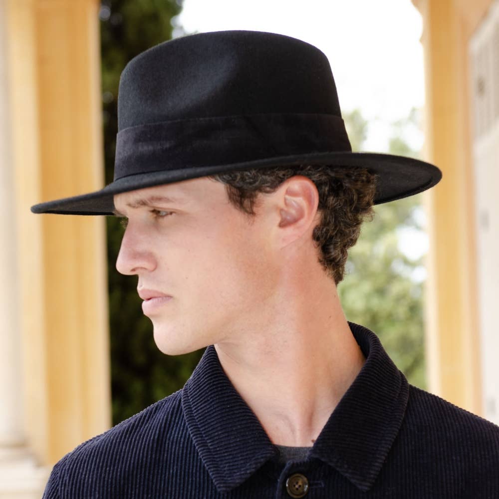 TRAVAUX EN COURS... - Wholesale Fedora - Unisex - WIDE BRIM HAT - leather braid10