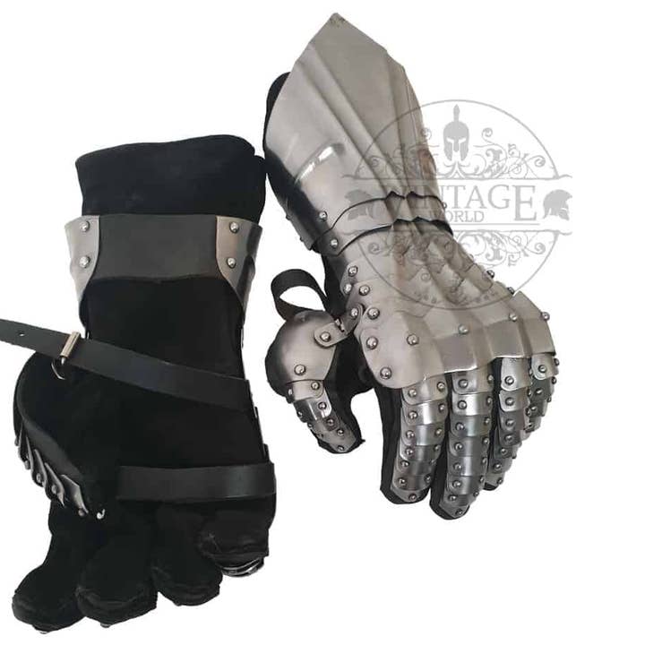 Vintage World Australia - Wholesale Costume – Unisex - Medieval Accessory - Gauntlet Gloves Armor1
