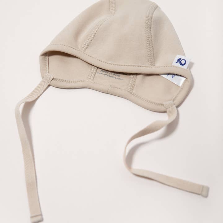 Granelito (EU) - Wholesale Newborn/Knit Hat - Baby - Organic Pima cotton baby hat - sand2