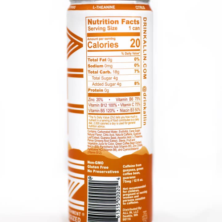 ALL IN Energy Drink – wholesale Sports/energy drink – ALL IN Citrus Energy Drink