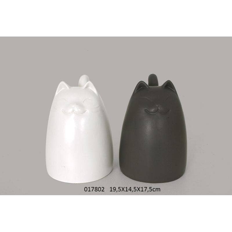 Faye – wholesale Decorative tabletop object – Cat 'Abby' Gm 19.5 X 14.5 X 17.5 cm / 2 Pcs0