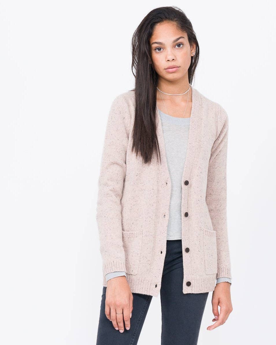 QUINN - Wholesale Cardigan - Women's - Cashmere Boyfriend Cardigan14