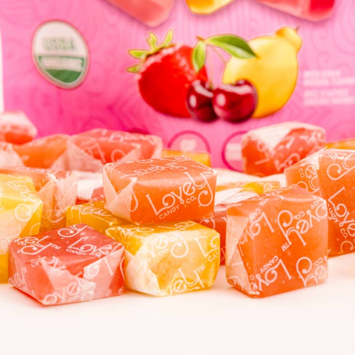 Bulk Organic Chewy Candies -10lb, Gluten Free Candy, No Dyes and other Purchase Wholesale bulk valentine candy. Free Returns & Net 60 Terms on Faire trending on Faire.