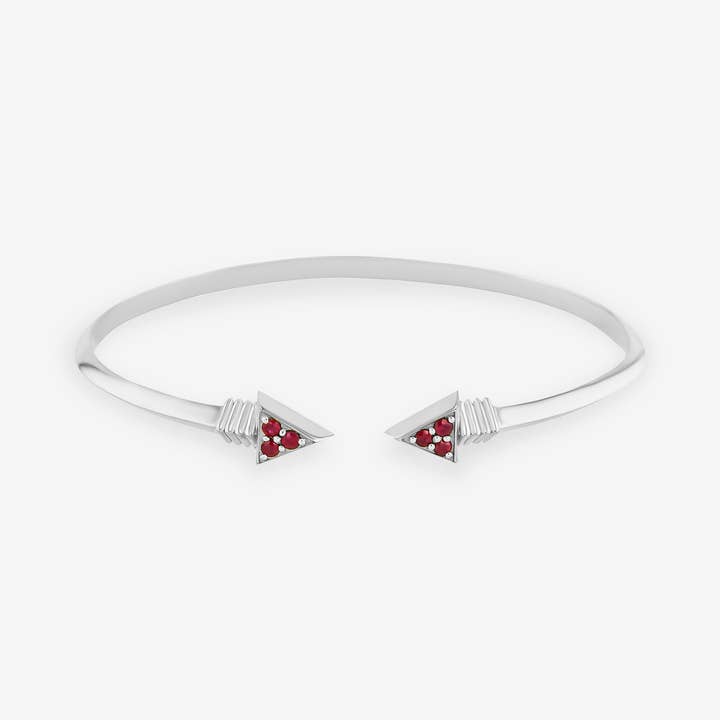 La pulsera de rubíes Flecha de Cupido para venta al por mayor de Singula