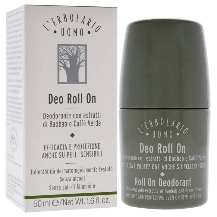 Style Rule - Wholesale Deodorant - Men's - Uomo Roll On Deodorant by LErbolario for Men1
