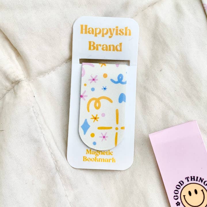Happyish Brand - Wholesale Bookmark - Cute Magnetic Bookmarks - Trendy Book & Planner Accessories